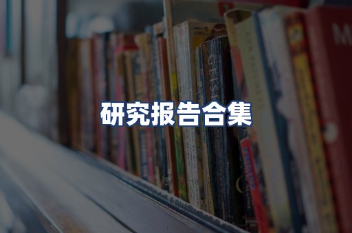 研究报告合集